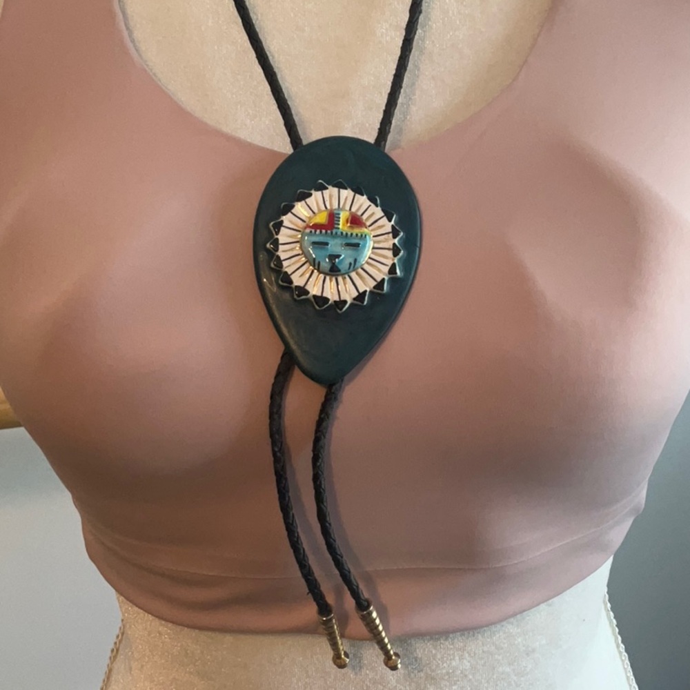 Native American Sty Bolo Tie
